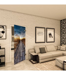 Ganzglastür - Fotoprint Model 280 für ein modernes Zuhause