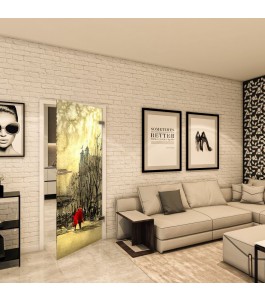 Ganzglastür - Fotoprint Model 285 für ein modernes Zuhause