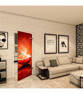 Ganzglastür - Fotoprint Model 286 für ein modernes Zuhause