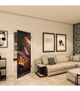 Ganzglastür - Fotoprint Model 287 für ein modernes Zuhause