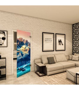Ganzglastür - Fotoprint Model 290 für ein modernes Zuhause