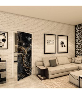 Ganzglastür - Fotoprint Model 295 für ein modernes Zuhause
