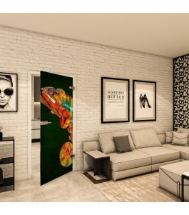 Ganzglastür - Fotoprint Model 296 für ein modernes Zuhause
