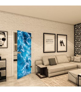 Ganzglastür - Fotoprint Model 299 für ein modernes Zuhause
