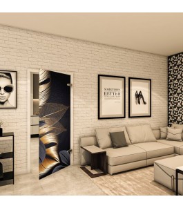 Ganzglastür - Fotoprint Model 304 für ein modernes Zuhause