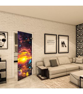Ganzglastür - Fotoprint Model 325 für ein modernes Zuhause