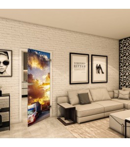 Ganzglastür - Fotoprint Model 328 für ein modernes Zuhause