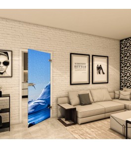 Ganzglastür - Fotoprint Model 331 für ein modernes Zuhause