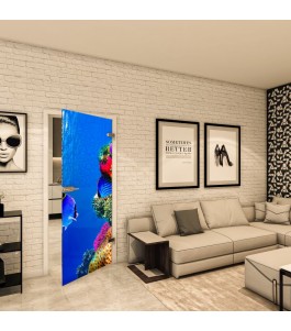 Ganzglastür - Fotoprint Model 332 für ein modernes Zuhause