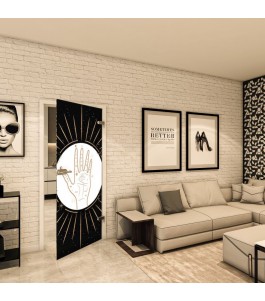 Ganzglastür - Fotoprint Model 343 für ein modernes Zuhause