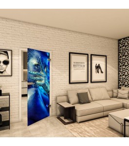 Ganzglastür - Fotoprint Model 351 für ein modernes Zuhause