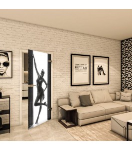 Ganzglastür - Fotoprint Model 357 für ein modernes Zuhause