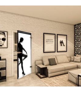 Ganzglastür - Fotoprint Model 359 für ein modernes Zuhause