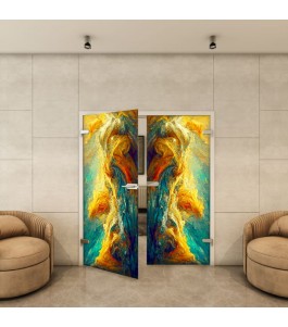 Ganzglastür - Fotoprint Model 9 für ein modernes Zuhause