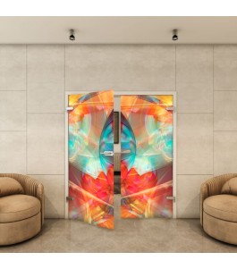 Ganzglastür - Fotoprint Model 21 für ein modernes Zuhause
