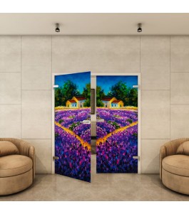 Ganzglastür - Fotoprint Model 26 für ein modernes Zuhause