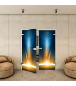 Ganzglastür - Fotoprint Model 28 für ein modernes Zuhause
