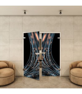 Ganzglastür - Fotoprint Model 33 für ein modernes Zuhause