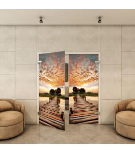 Ganzglastür - Fotoprint Model 47 für ein modernes Zuhause