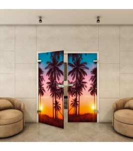 Ganzglastür - Fotoprint Model 63 für ein modernes Zuhause