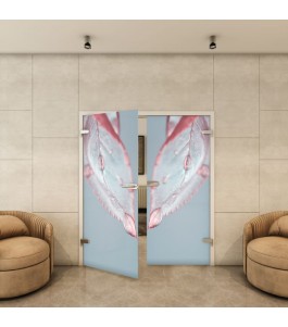 Ganzglastür - Fotoprint Model 64 für ein modernes Zuhause