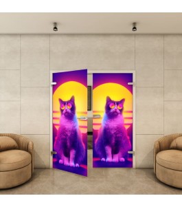 Ganzglastür - Fotoprint Model 84 für ein modernes Zuhause