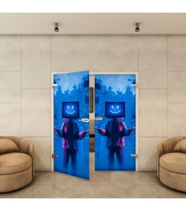 Ganzglastür - Fotoprint Model 86 für ein modernes Zuhause