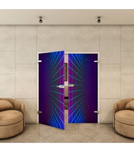 Ganzglastür - Fotoprint Model 90 für ein modernes Zuhause