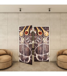 Ganzglastür - Fotoprint Model 108 für ein modernes Zuhause