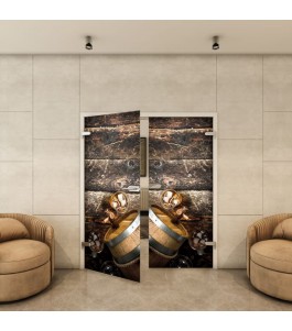 Ganzglastür - Fotoprint Model 117 für ein modernes Zuhause