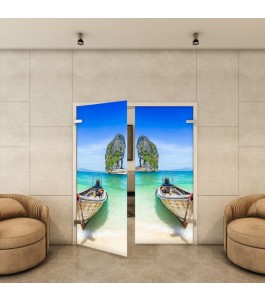 Ganzglastür - Fotoprint Model 120 für ein modernes Zuhause