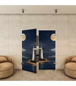 Ganzglastür - Fotoprint Model 121 für ein modernes Zuhause