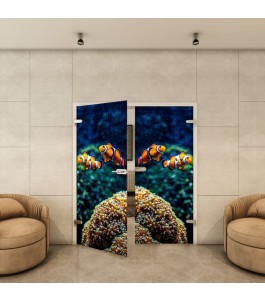 Ganzglastür - Fotoprint Model 123 für ein modernes Zuhause