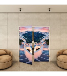 Ganzglastür - Fotoprint Model 126 für ein modernes Zuhause