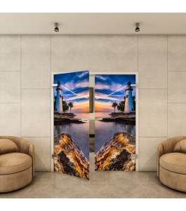 Ganzglastür - Fotoprint Model 142 für ein modernes Zuhause