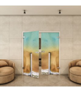 Ganzglastür - Fotoprint Model 144 für ein modernes Zuhause