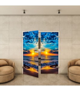 Ganzglastür - Fotoprint Model 146 für ein modernes Zuhause
