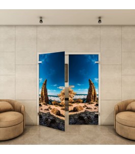 Ganzglastür - Fotoprint Model 147 für ein modernes Zuhause