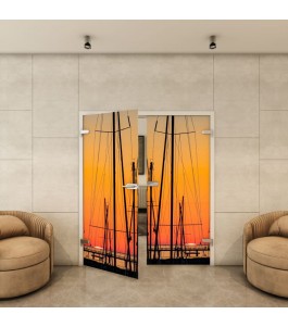 Ganzglastür - Fotoprint Model 156 für ein modernes Zuhause