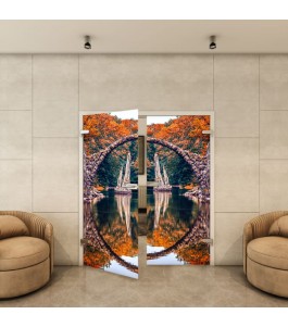 Ganzglastür - Fotoprint Model 159 für ein modernes Zuhause