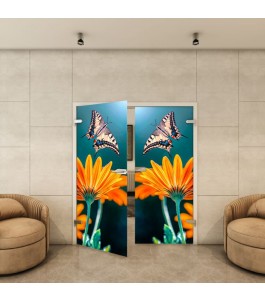 Ganzglastür - Fotoprint Model 162 für ein modernes Zuhause