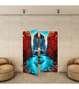 Ganzglastür - Fotoprint Model 170 für ein modernes Zuhause