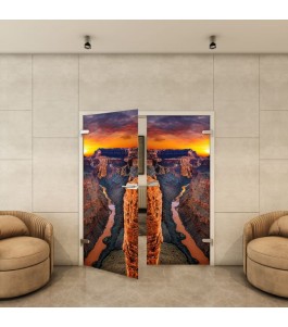 Ganzglastür - Fotoprint Model 171 für ein modernes Zuhause