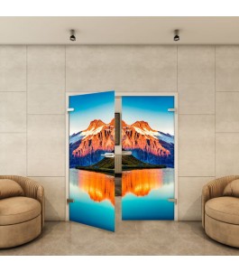 Ganzglastür - Fotoprint Model 179 für ein modernes Zuhause