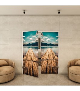 Ganzglastür - Fotoprint Model 182 für ein modernes Zuhause