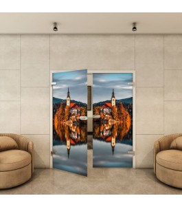 Ganzglastür - Fotoprint Model 183 für ein modernes Zuhause