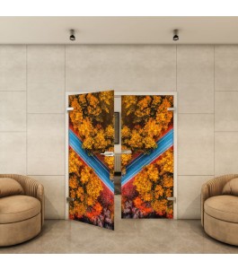 Ganzglastür - Fotoprint Model 196 für ein modernes Zuhause