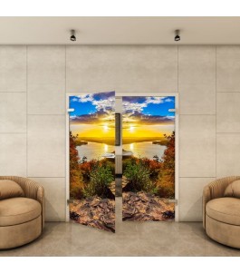 Ganzglastür - Fotoprint Model 199 für ein modernes Zuhause