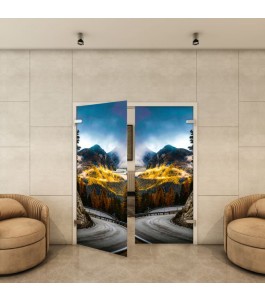 Ganzglastür - Fotoprint Model 200 für ein modernes Zuhause