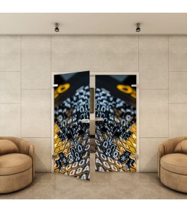 Ganzglastür - Fotoprint Model 201 für ein modernes Zuhause